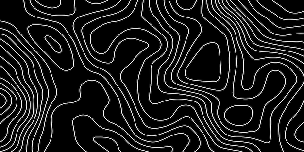 Mapa de contorno topográfico Resumen de fondo