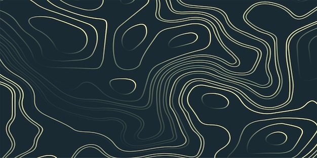 Mapa de contorno topográfico Resumen de fondo