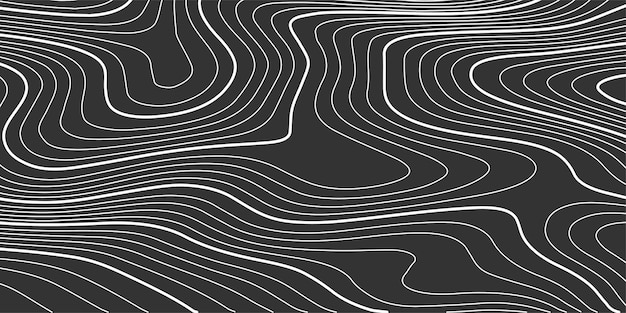Mapa de contorno topográfico Resumen de fondo