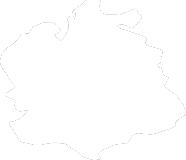 Vector mapa del contorno de zúrich, suiza