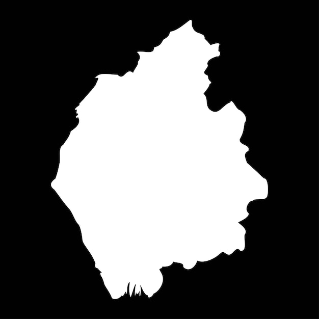 Mapa de Cumbria condado ceremonial de Inglaterra Ilustración vectorial