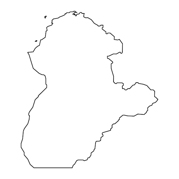 Mapa del departamento de córdoba división administrativa de colombia