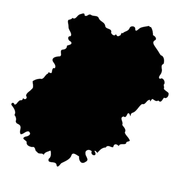 Mapa del departamento del lote División administrativa de Francia Ilustración vectorial