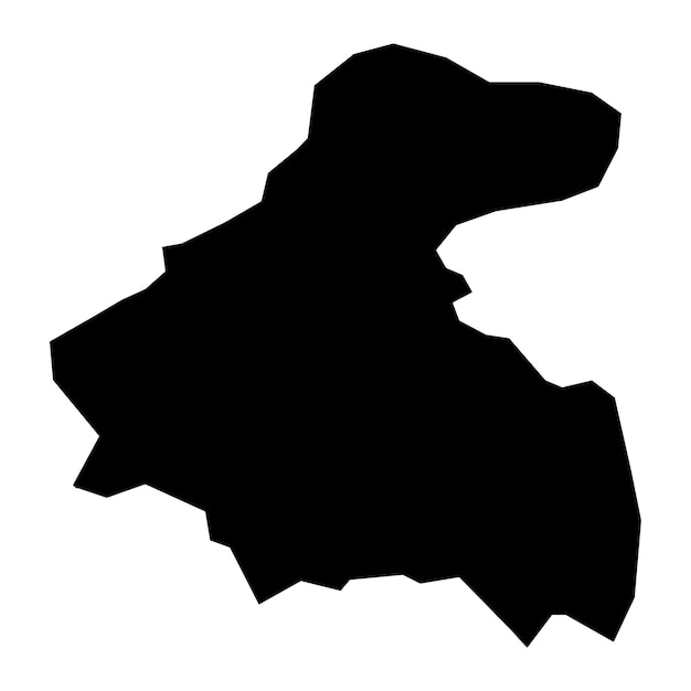 Mapa del departamento de La Paz División administrativa de Honduras Ilustración vectorial