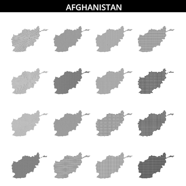Mapa detallado de Afganistán con características geográficas y fronteras