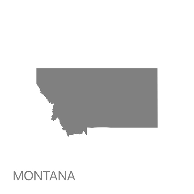 Mapa detallado de alta calidad del estado de Montana