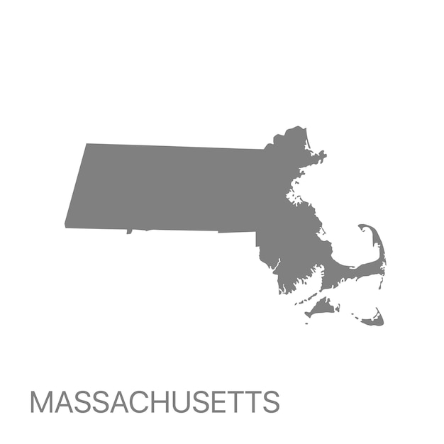Mapa detallado de alta calidad de la Mancomunidad de Massachusetts
