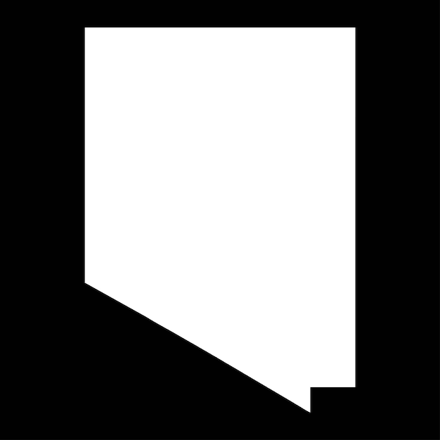 Mapa del distrito de Kufra división administrativa de Libia Ilustración vectorial