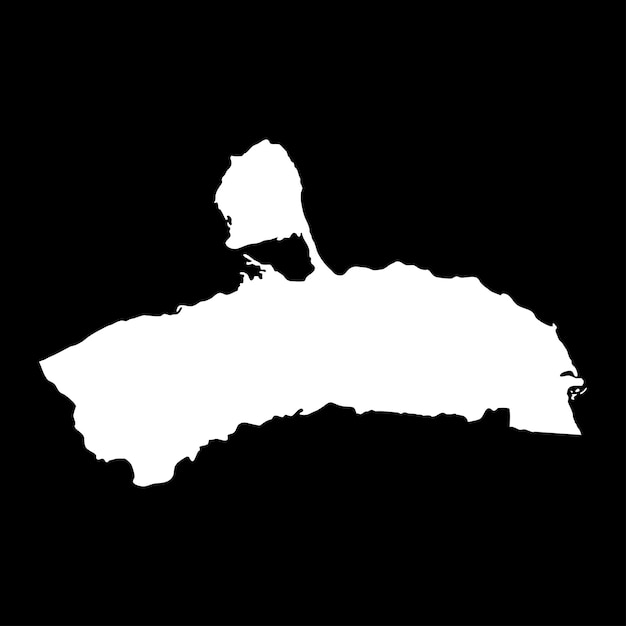 Mapa del estado Falcón división administrativa de Venezuela