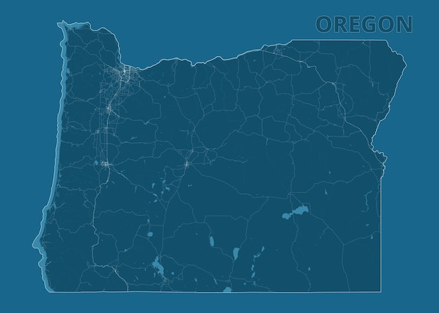 un mapa de los estados unidos de américa