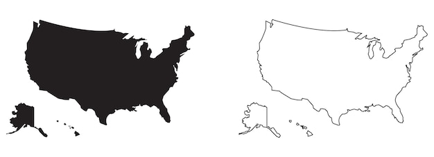 Mapa de los estados unidos