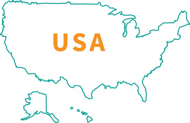 Mapa de los Estados Unidos