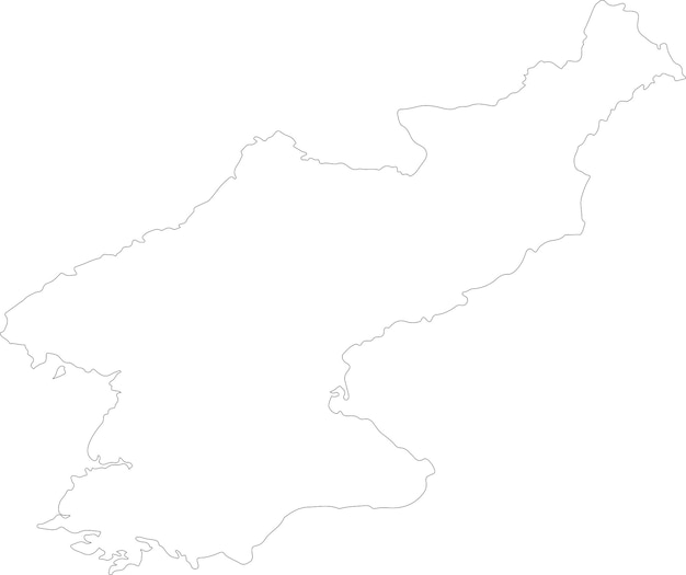 Mapa general de Corea del Norte
