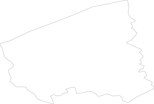 Mapa general de Flandes Occidental en Bélgica