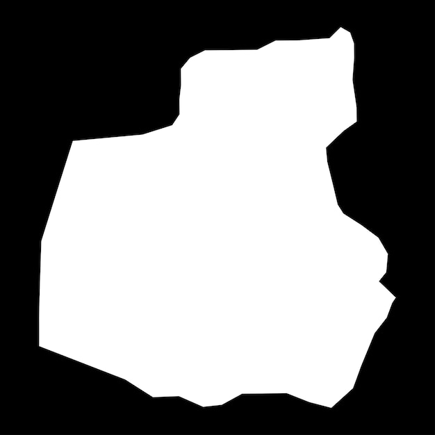 Mapa de la gobernación de Madaba división administrativa de Jordania