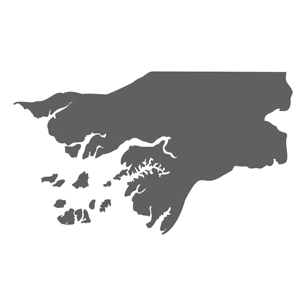 Mapa de Guinea Bisáu