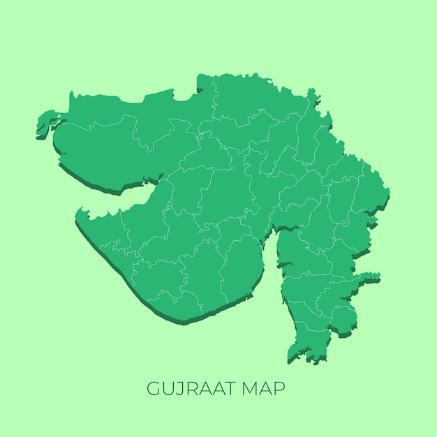 El mapa de Gujraat