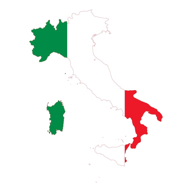 Mapa de Italia