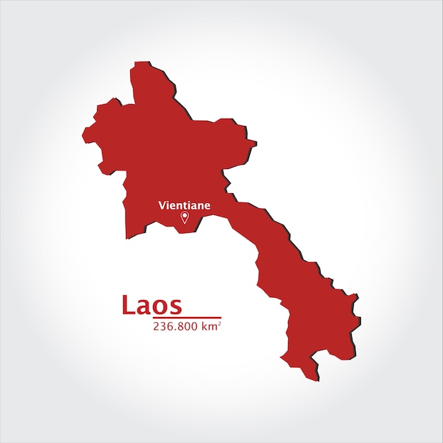 Mapa de laos