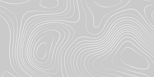 Mapa de línea de topografía abstracto concepto de mapa topográfico relieve topográfico