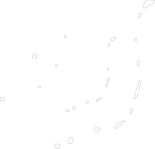 El mapa de las Maldivas de Laamu