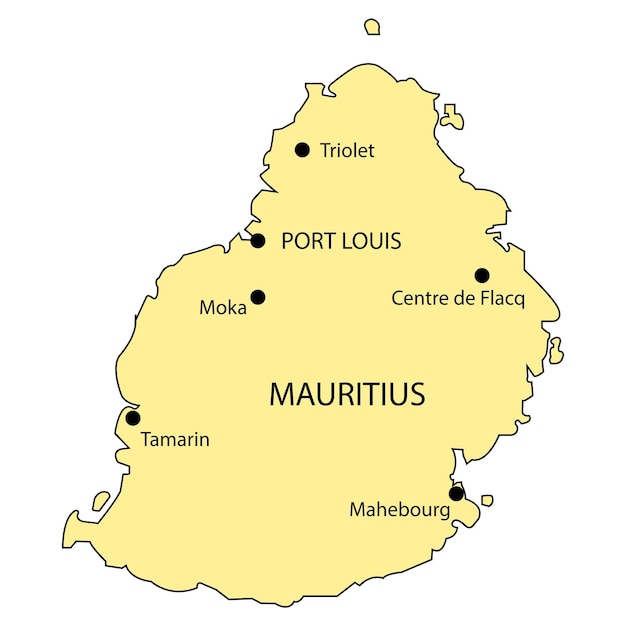 Mapa de Mauricio