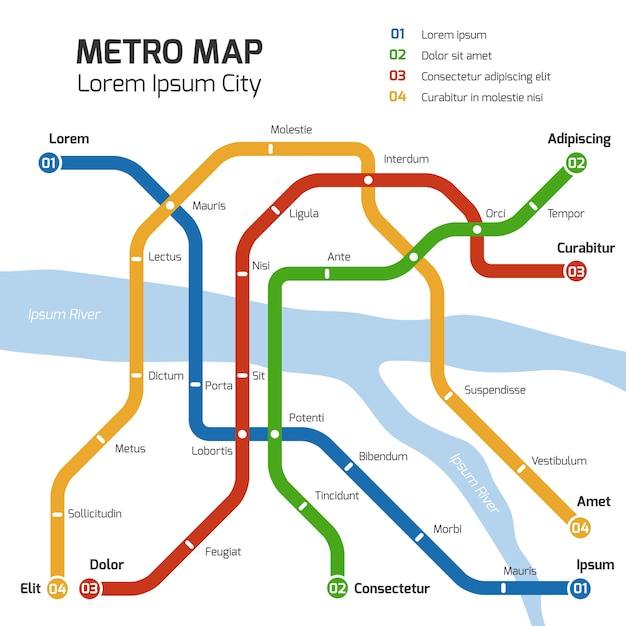 Mapa del metro