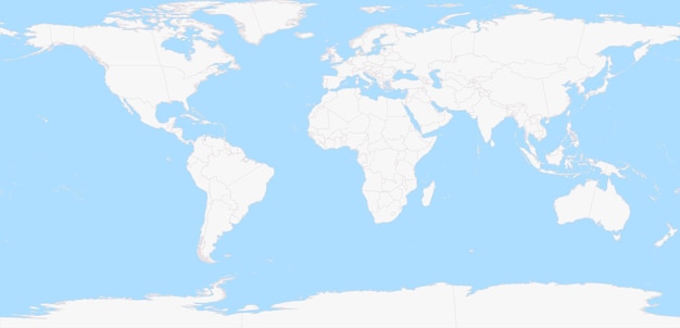 Vector mapa del mundo