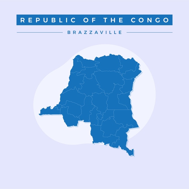 Mapa nacional de la república democrática del congo kinshasa república democrática del congo