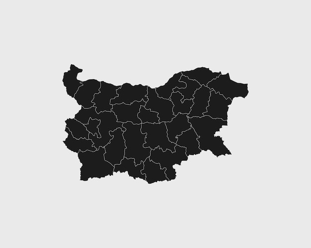 vector blanco mapa de España con regiones y territorios y administrativo  divisiones, y vecino países. editable y claramente etiquetado capas.  24794433 Vector en Vecteezy