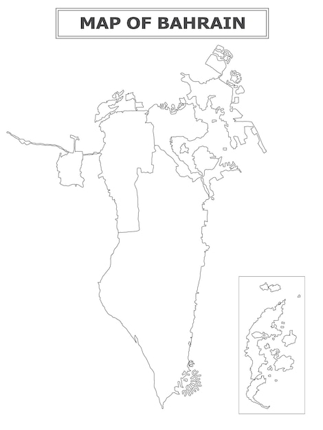 Mapa político del país con la capital de la provincia o la capital del estado, las principales ciudades y pueblos