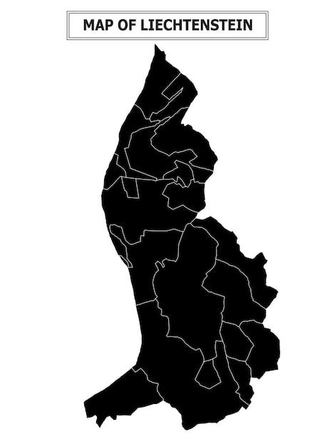 Mapa político del país con la capital de la provincia o la capital del estado, las principales ciudades y pueblos