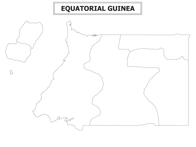 Mapa político del país con la capital de la provincia o la capital del estado, las principales ciudades y pueblos