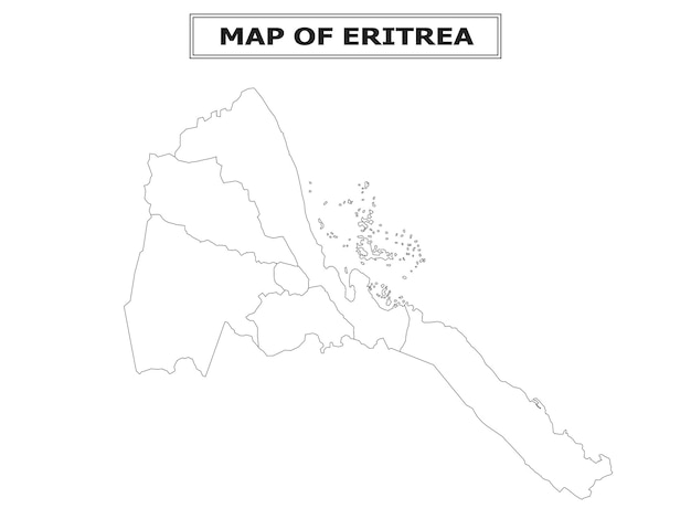 Mapa político del país con la capital de la provincia o la capital del estado, las principales ciudades y pueblos