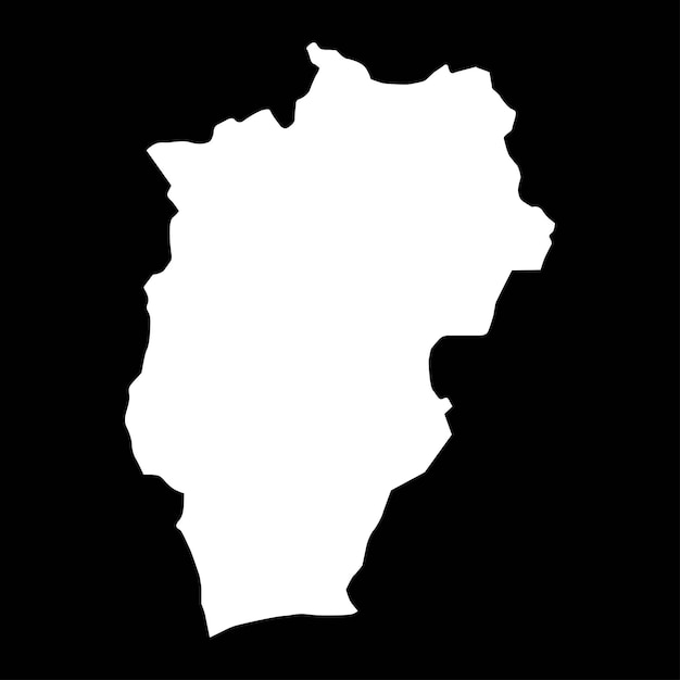 Mapa de la provincia de Ovorkhangai división administrativa de Mongolia Ilustración vectorial