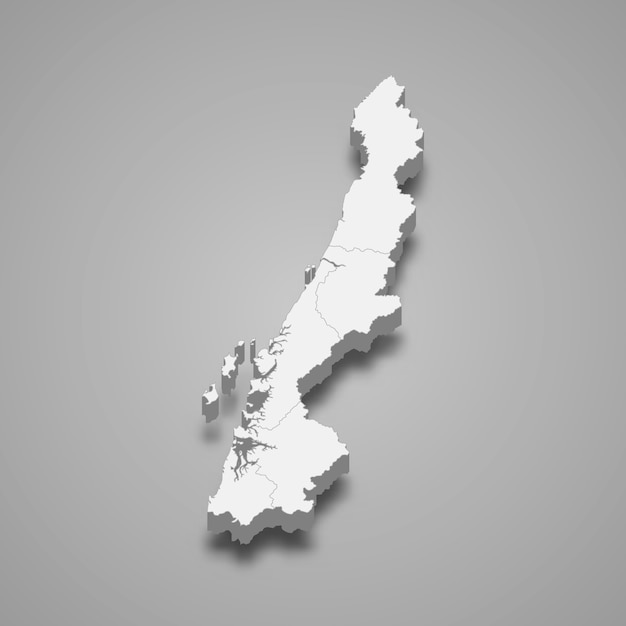 Mapa de Ranong es una provincia de Tailandia