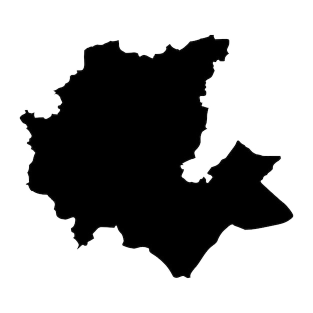 Mapa de la región de Fes Meknes división administrativa de Marruecos Ilustración vectorial