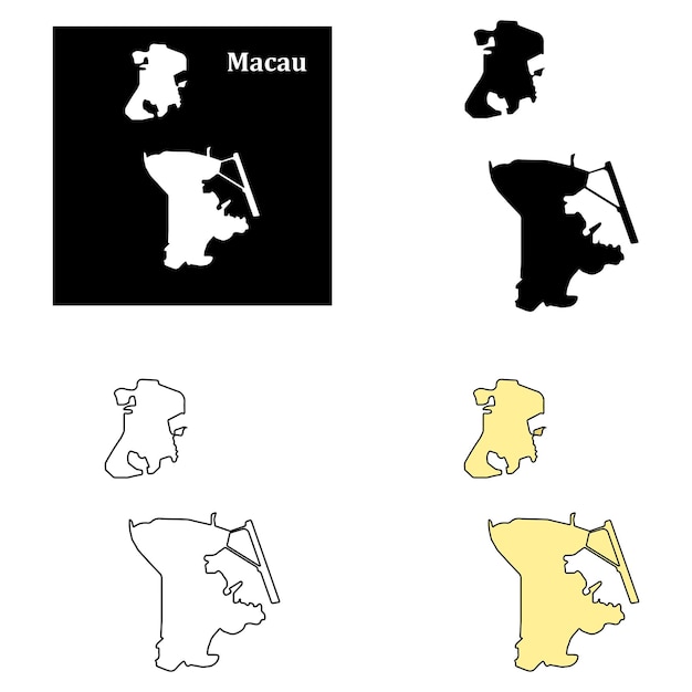 Mapa de la región de Macao