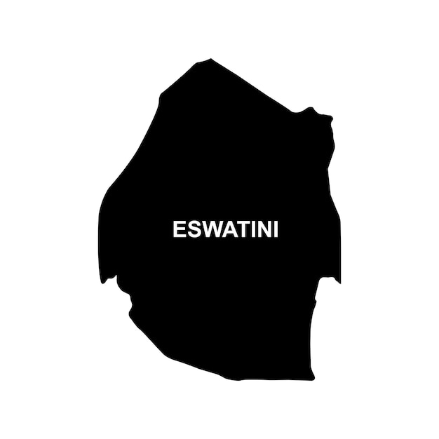 mapa de la región de Swazilandia