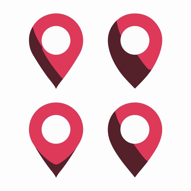un mapa rojo y negro de los estados pin donde se puede encontrar la ubicación del pin