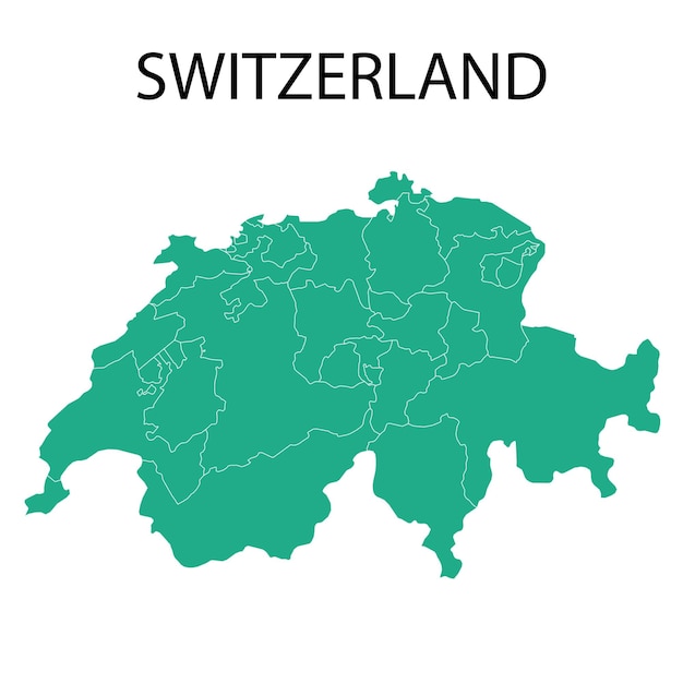 Mapa de Suiza