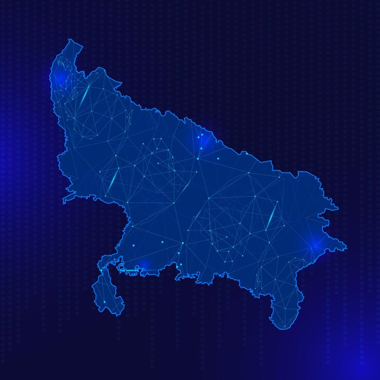 El mapa tecnológico de Uttar Pradesh