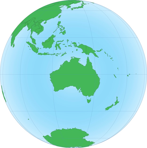 Mapa topográfico de australia en el mundo