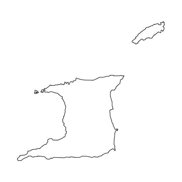 El mapa de Trinidad.