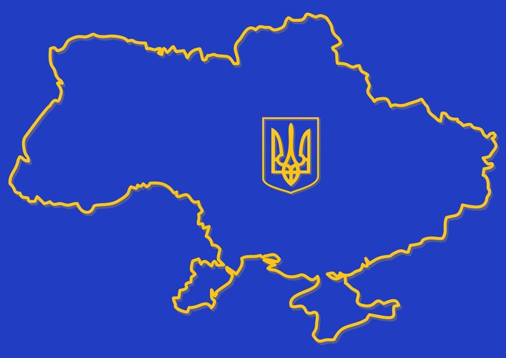 Vector mapa de ucrania