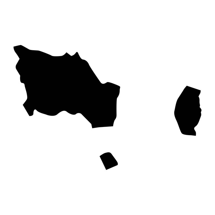 Vector mapa de ulaanbaatar división administrativa de mongolia ilustración vectorial