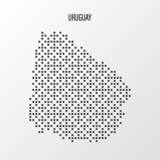 El mapa de Uruguay