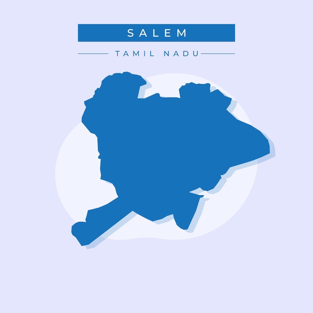 Mapa vectorial de la ilustración de Salem