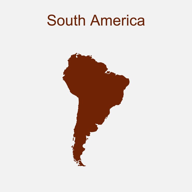 Mapa vectorial del mundo y del continente
