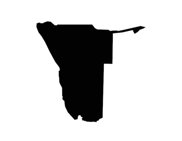 Mapa vectorial de Namibia